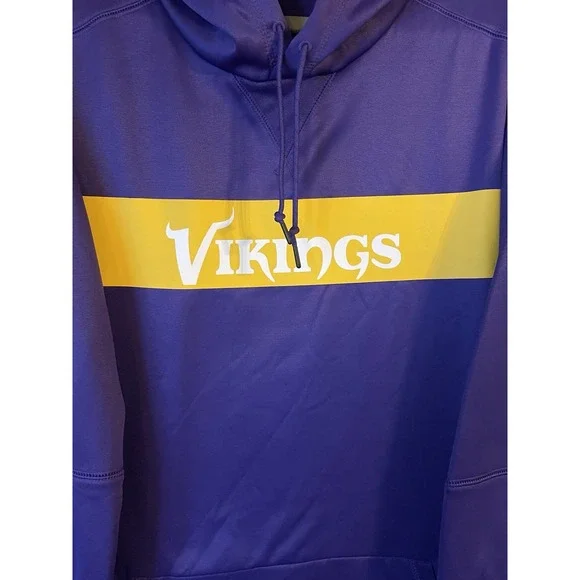 Men's 3XL NWOT Minnesota Vikings Nike Sideline Performance Hoodie‎ Purple